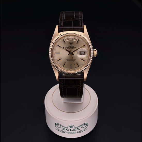 Rolex Certified Pre-Owned: Day-Date, 38 mm, in Oro 18 CT.G, , 1803/8 | A. Dupanloup