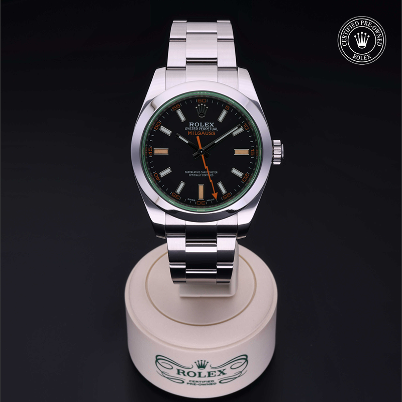 Rolex Certified Pre-Owned: Milgauss, 40 mm, in Acciaio, 2020, 116400GV | A. Dupanloup
