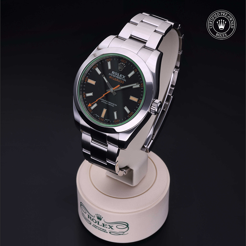 Rolex Certified Pre-Owned: Milgauss, 40 mm, in Acciaio, 2020, 116400GV | A. Dupanloup