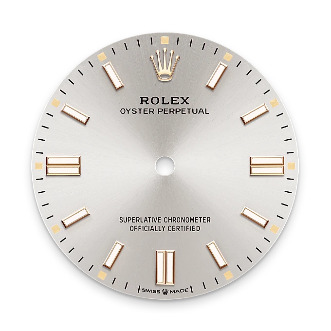 rolex M126000-0001   - Il quadrante argentato