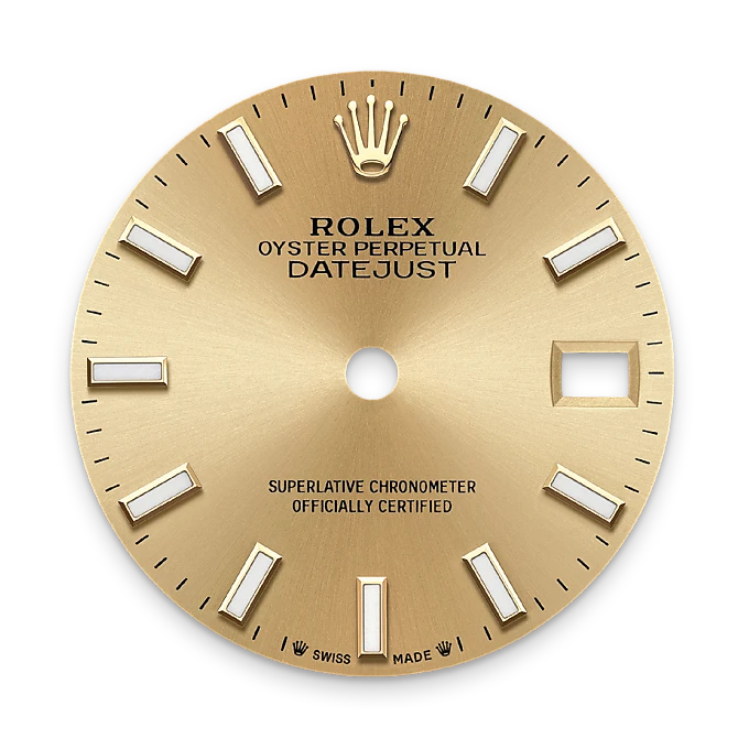 rolex M279163-0001   - Il quadrante color champagne