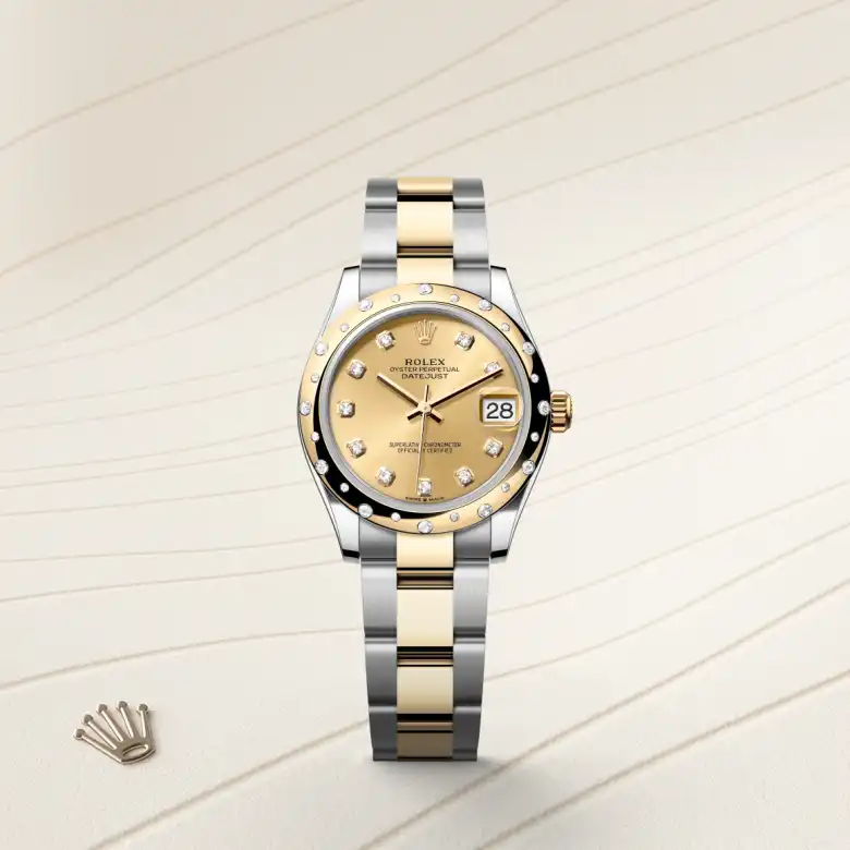 rolex M278343RBR-0025   - Il quadrante color champagne