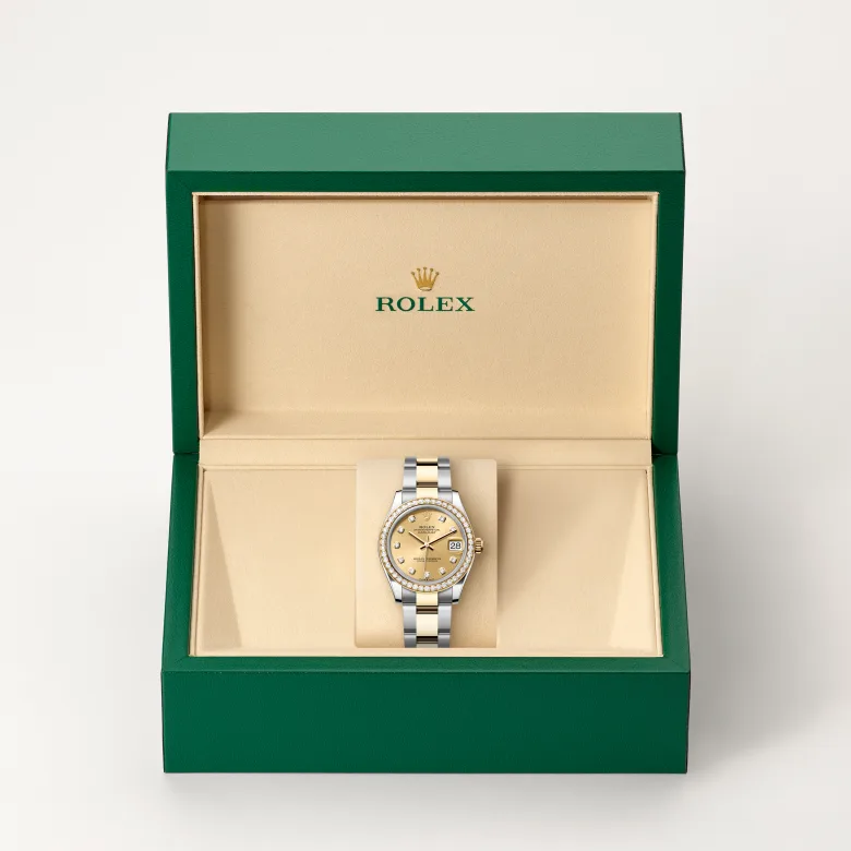 rolex M278383RBR-0025   - Il quadrante color champagne