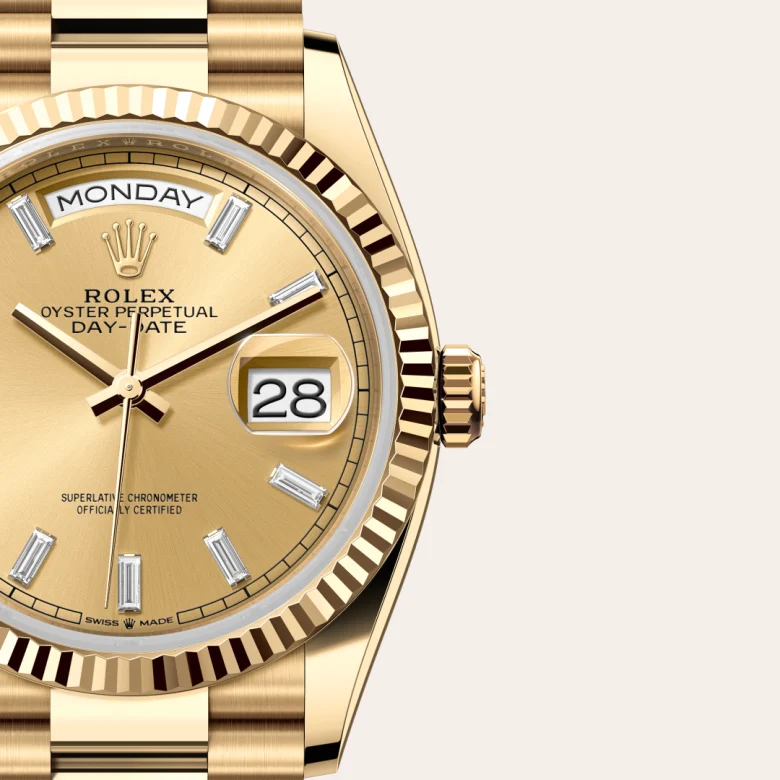 rolex M128238-0132   - Il quadrante color champagne